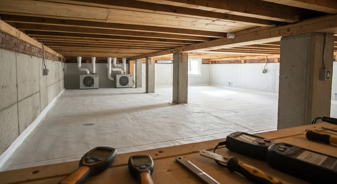 Crawl space encapsulation