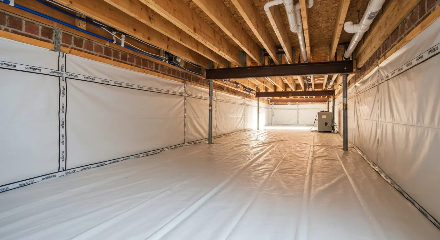 Crawl space encapsulation