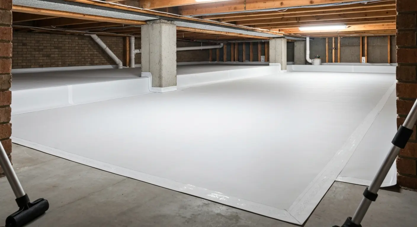 Crawl space encapsulation