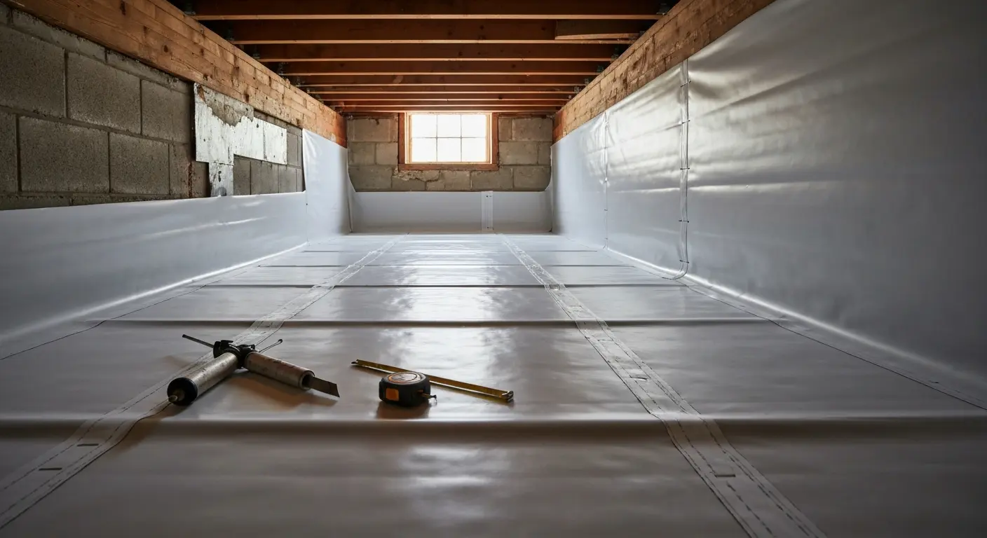 Crawl space encapsulation