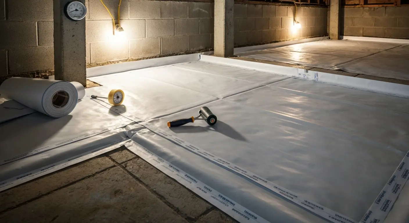 Crawl space encapsulation project