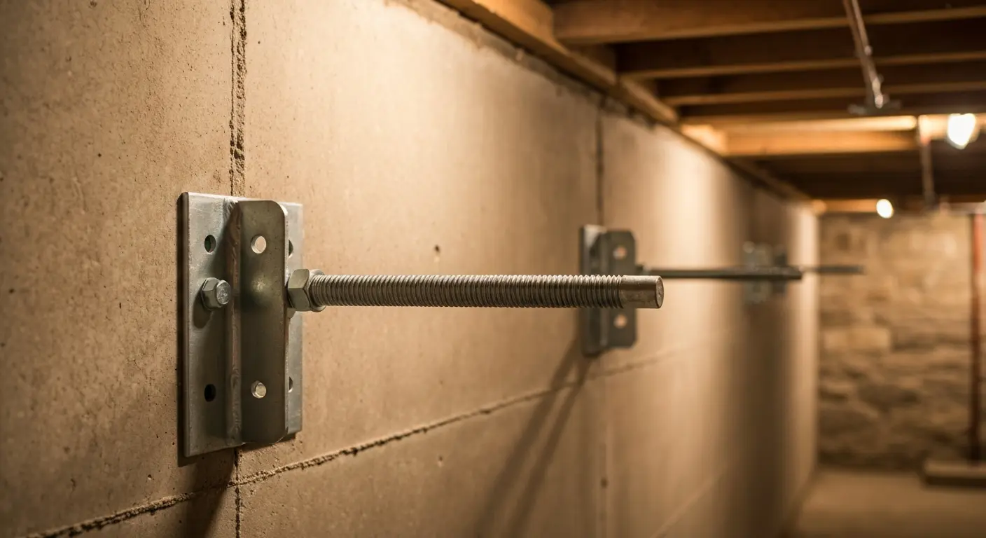 Foundation repair and wall stabilization