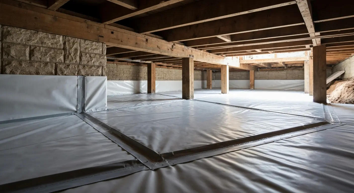 Crawl space encapsulation