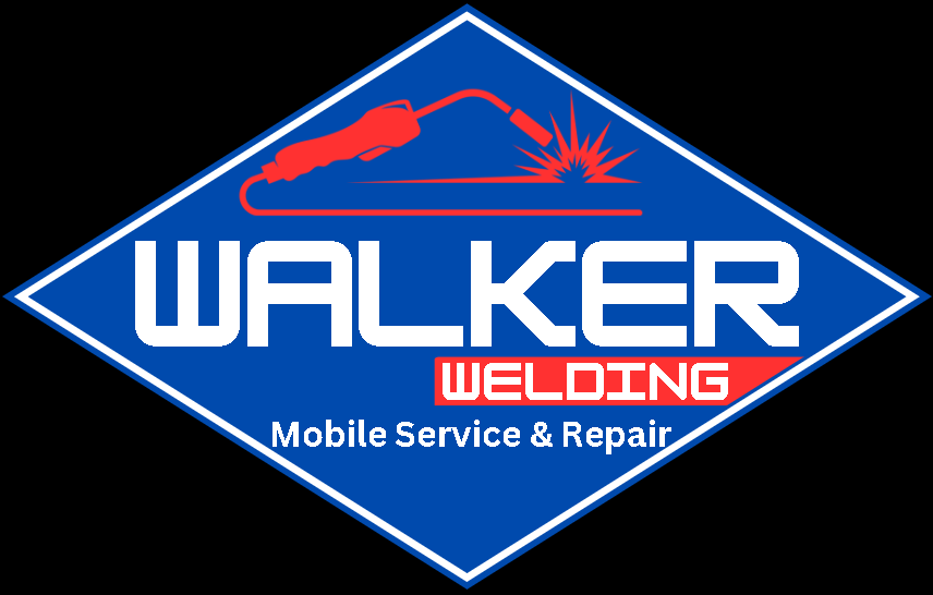 Walker Mobile Welding logo in red and blue