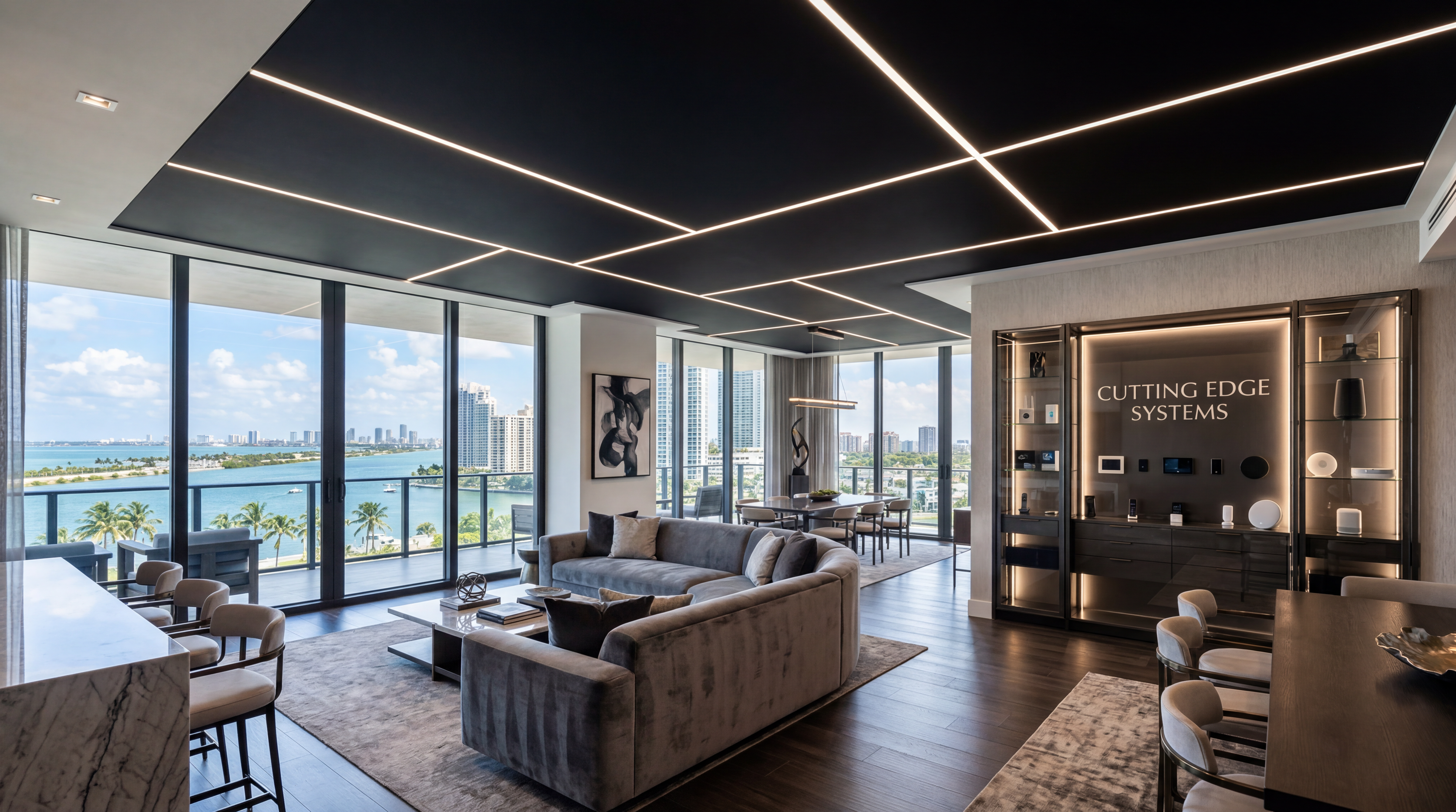 Luxury Stretch Ceiling Installation