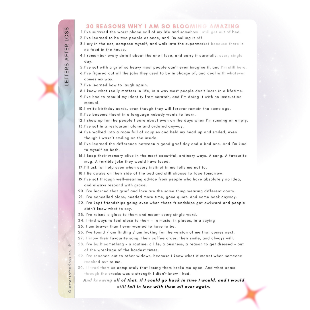 30 reasons why widows are so blooming amazing