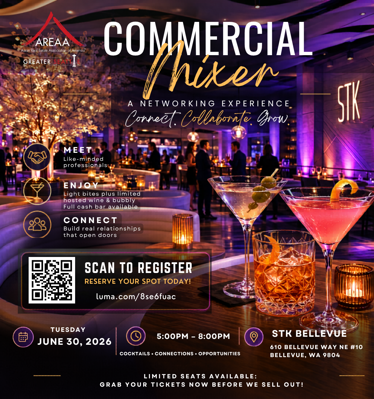 AREAA Greater Seattle Commercial Mixer Flyer