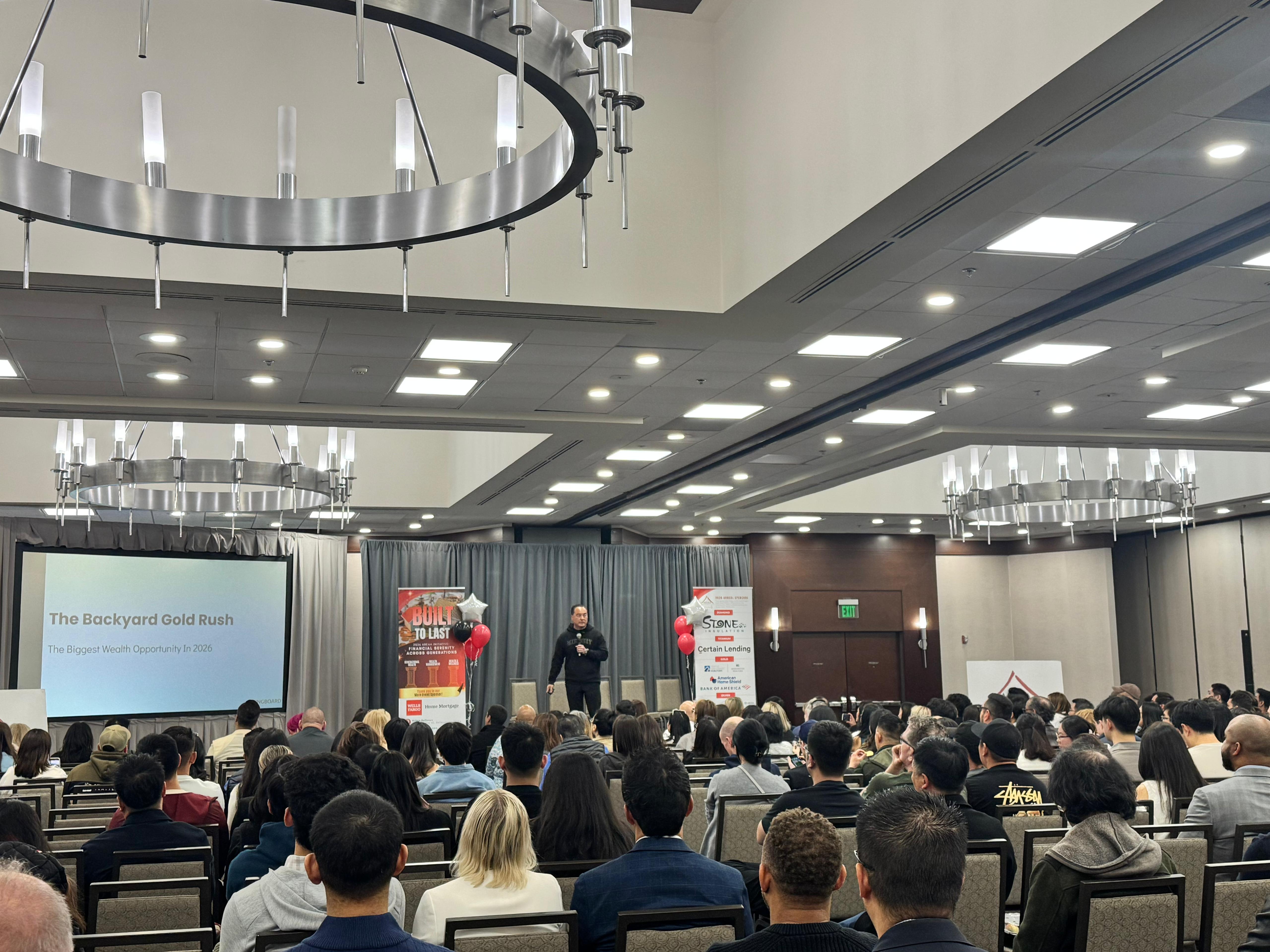 Attendees and speakers at the AREAA Built to Last expo