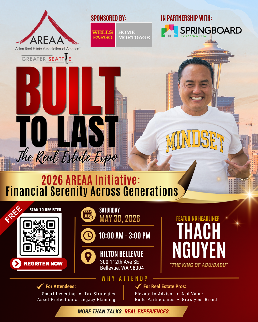 Built to Last: Financial Serenity Across Generations event flyer