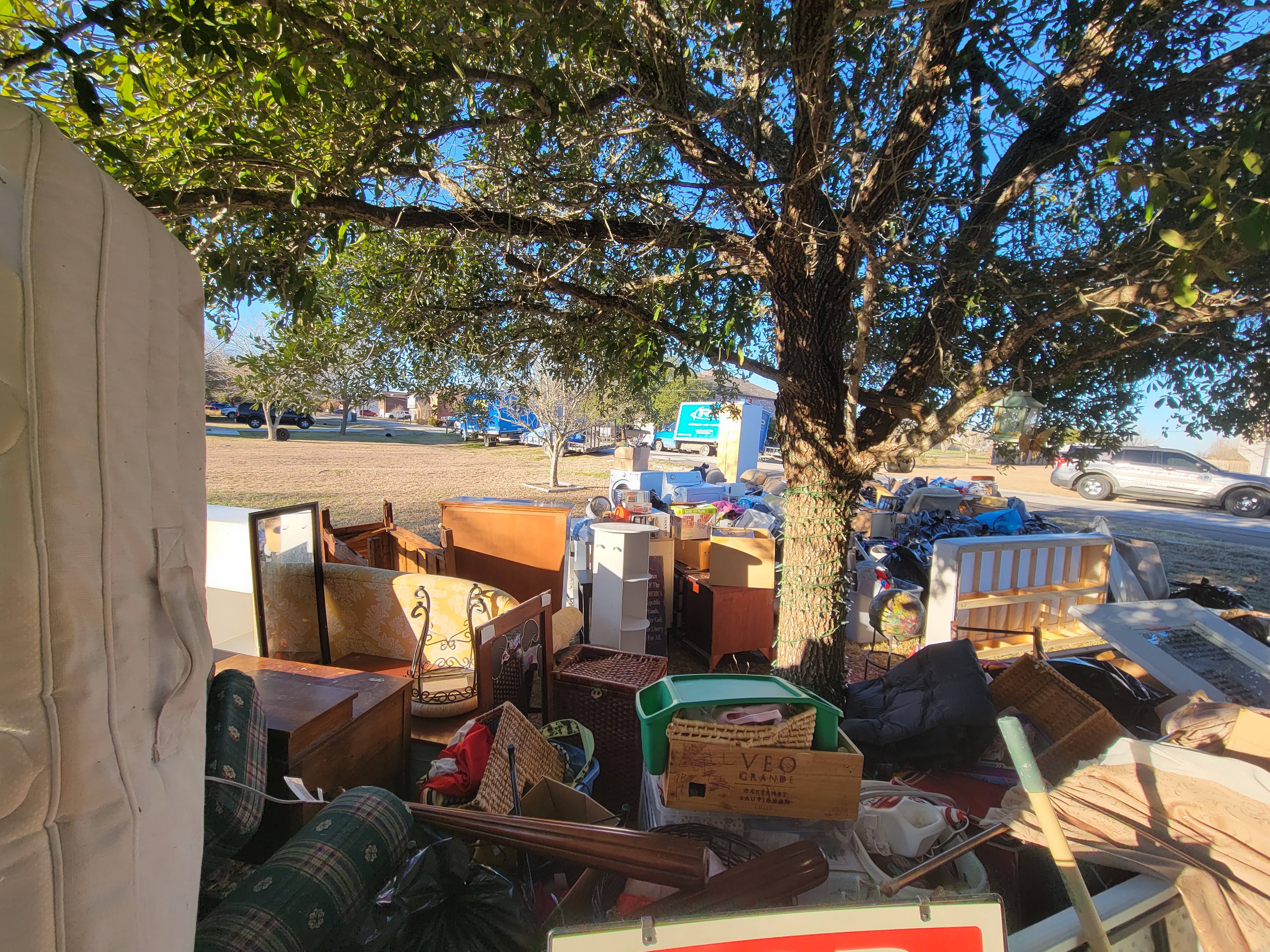 Writ of possession cleanout pile curbside