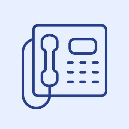 Illustration of a VoIP phone system, emphasizing modern communication solutions for businesses.