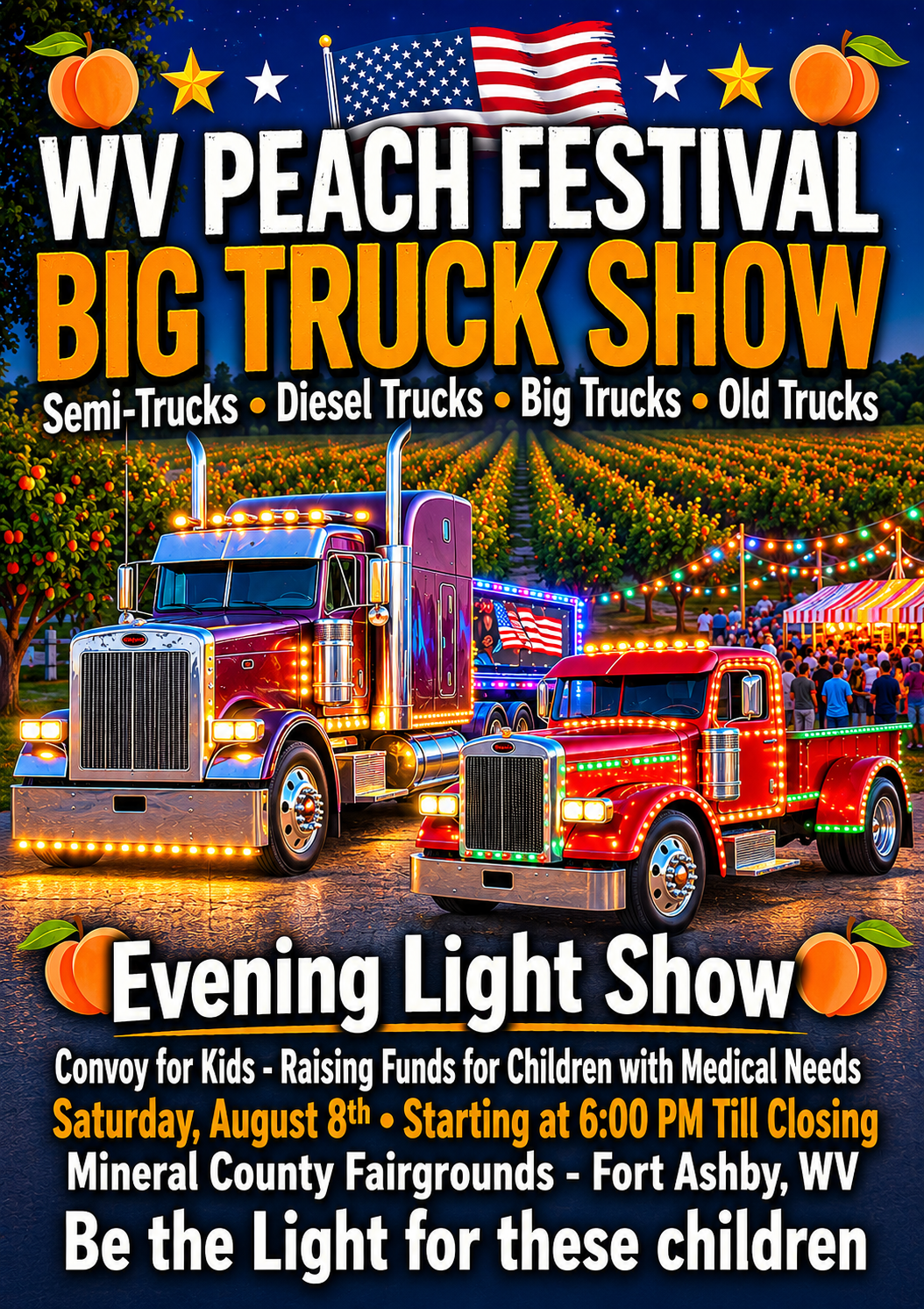 Big Truck Show & Convoy For Kids