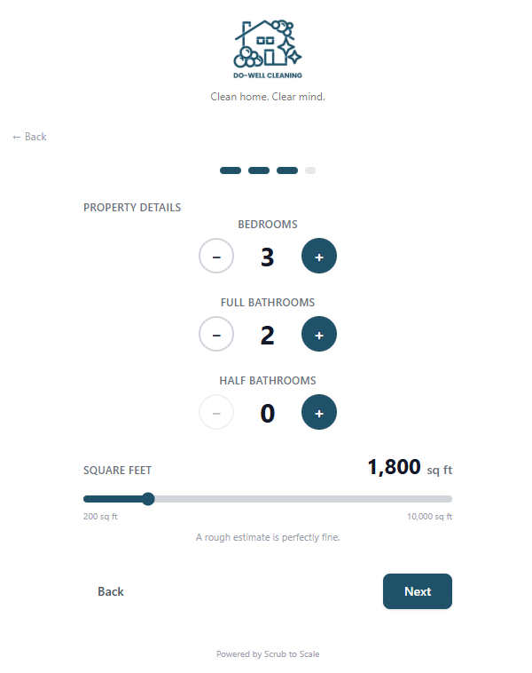 Form customisation — branded to your business