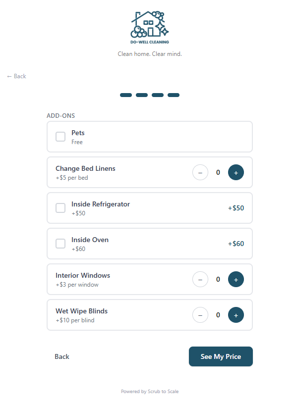 Lead dashboard — every submission captured automatically