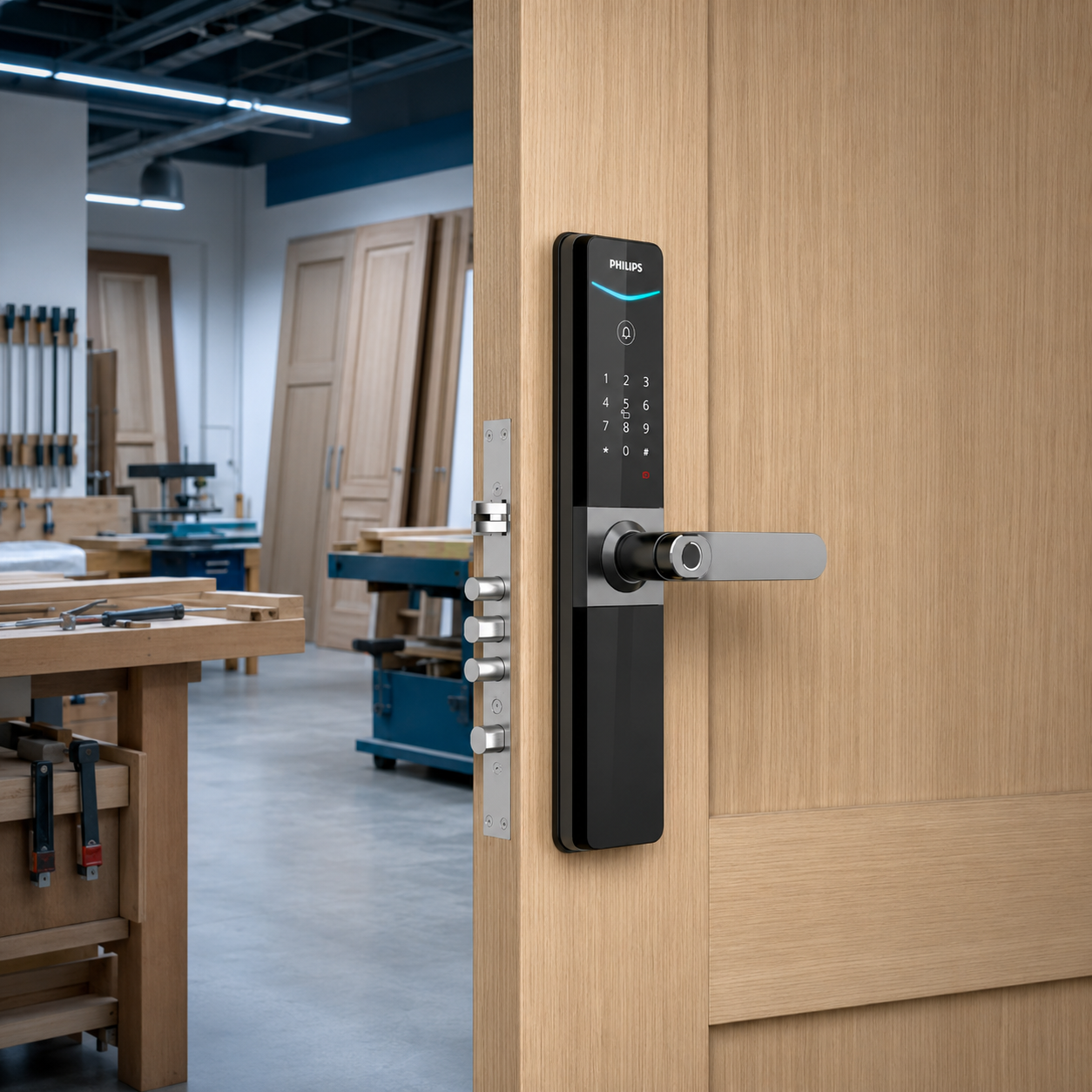 Cerraduras digitales Philips para fabricantes de puertas