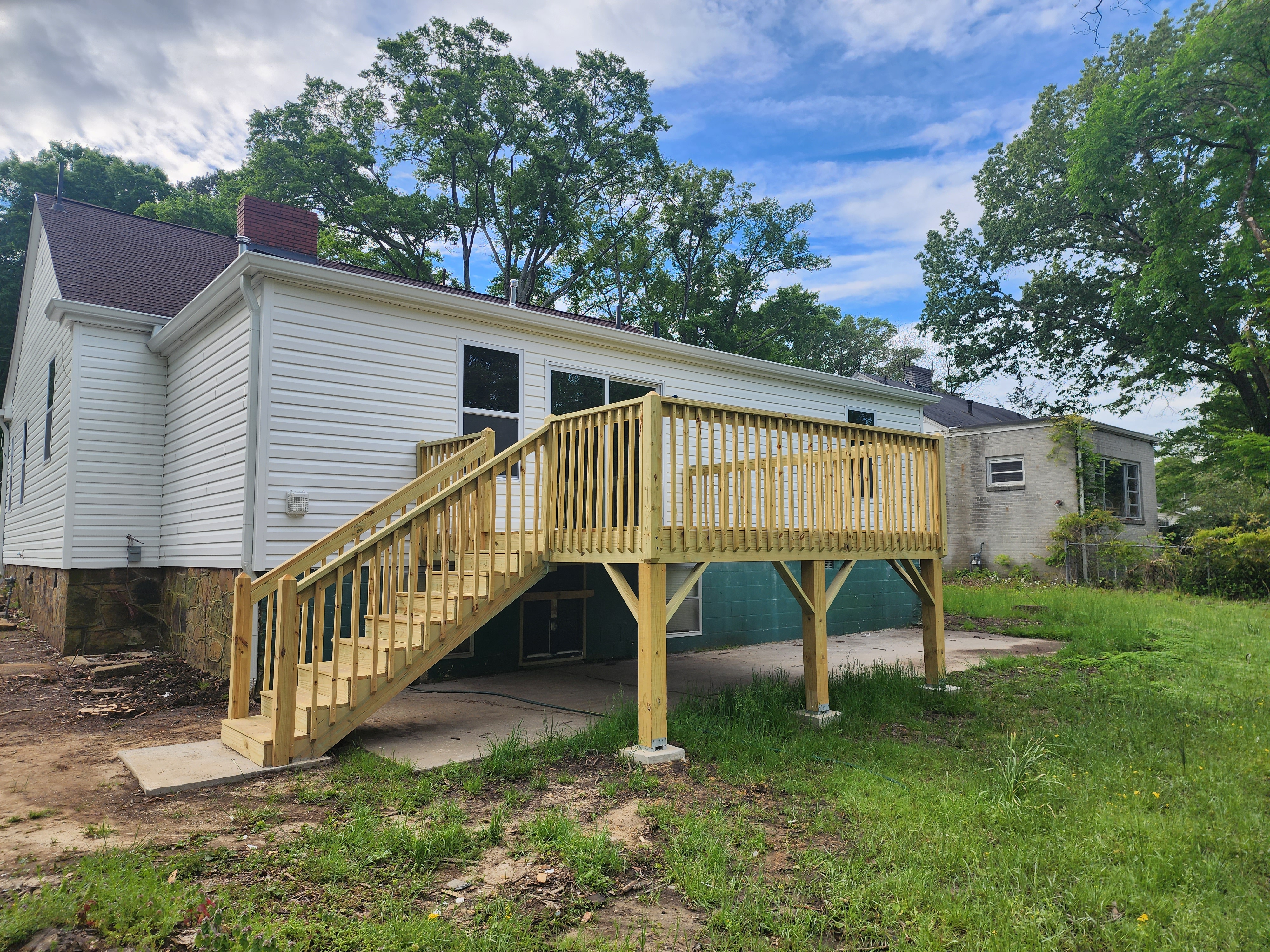 exterior yard improvement Bartow County Georgia — Marshall's Handyman Service