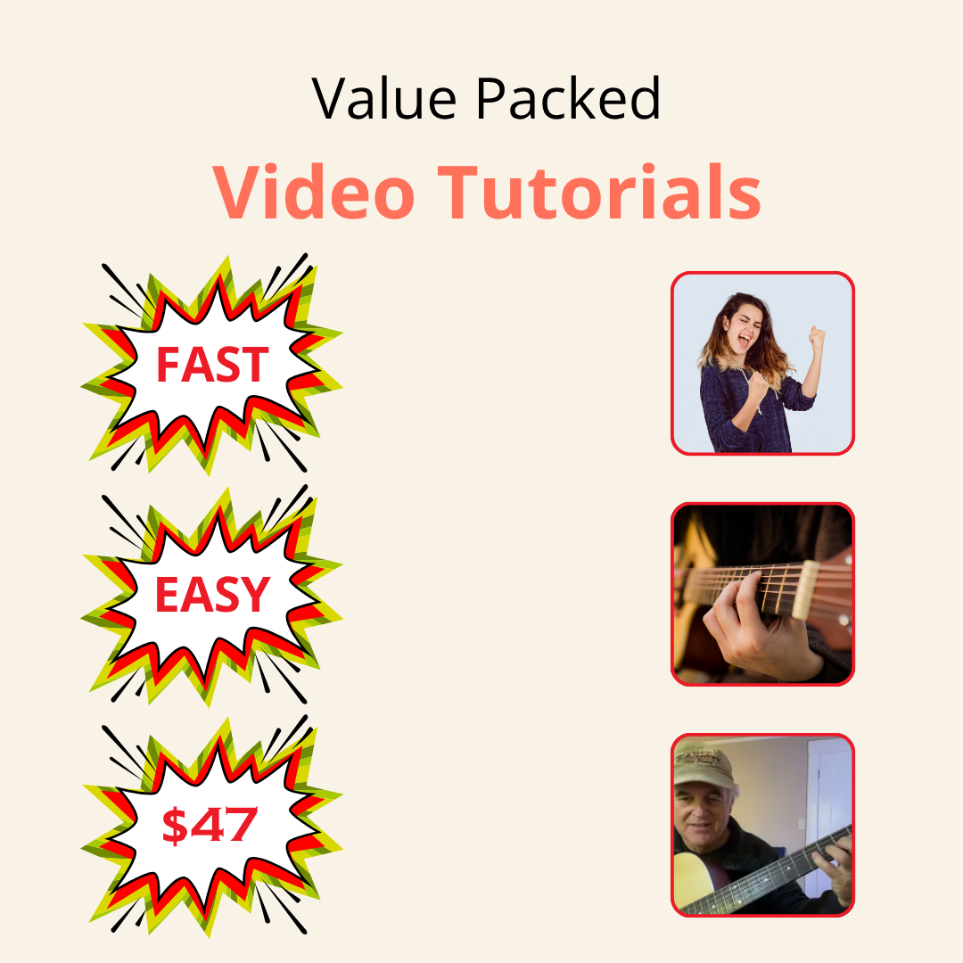 Easy simple easy to follow video tutorials