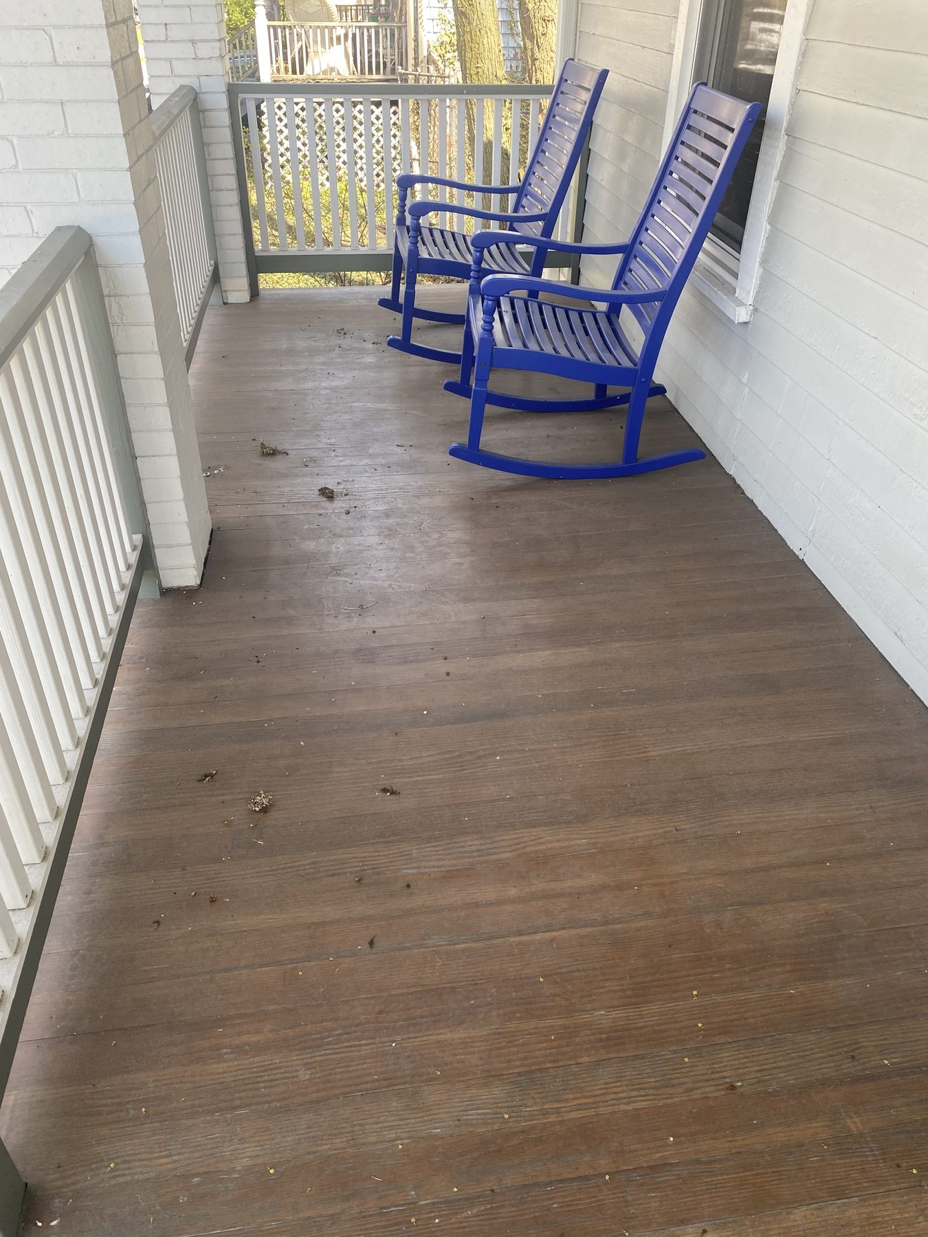 Porch before restoration