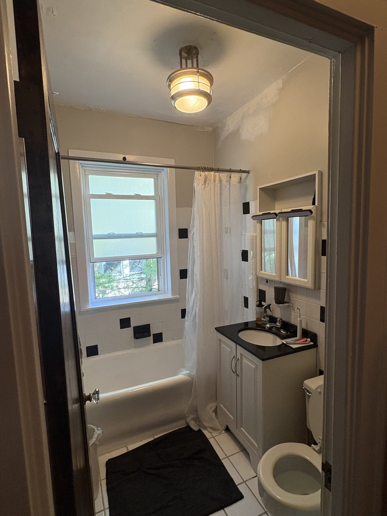 Rogers Park bathroom before remodel