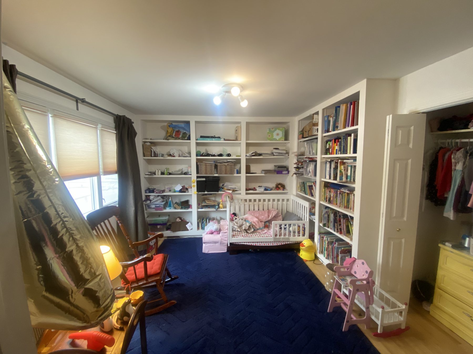 Room before floor repair