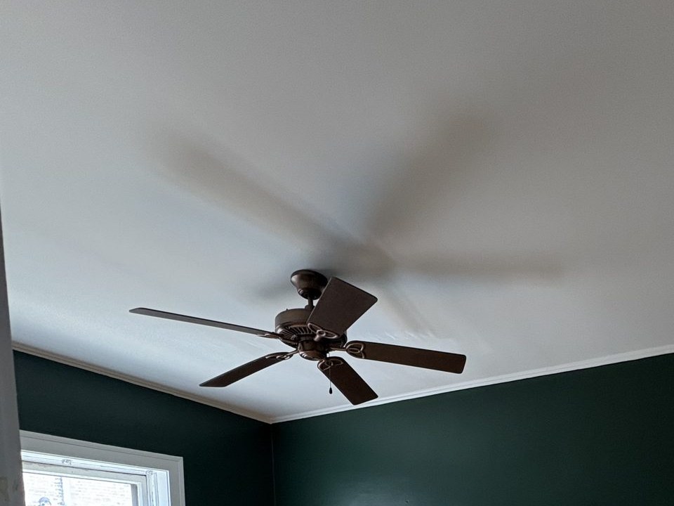 Ceiling fan installation