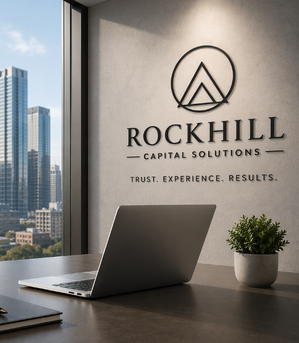 Business team reviewing funding options