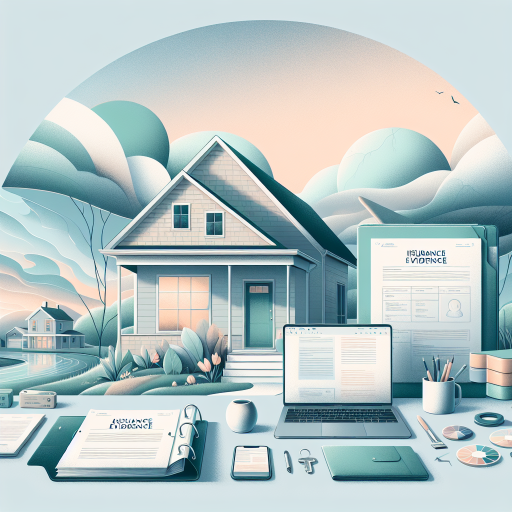 Organized folder and photos showing hurricane claim evidence preparation.