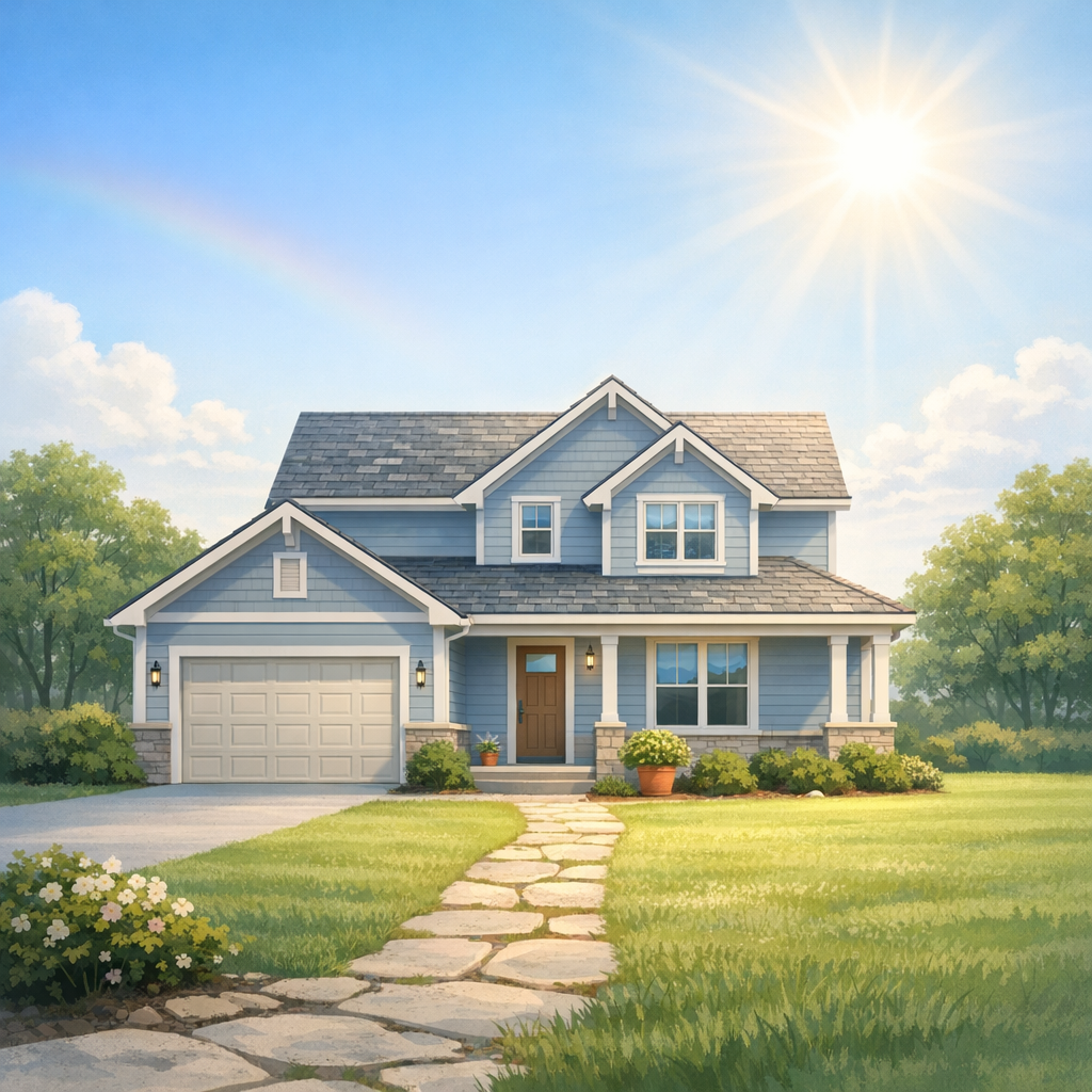 Minnesota home restored after hailstorm with repaired siding and roof