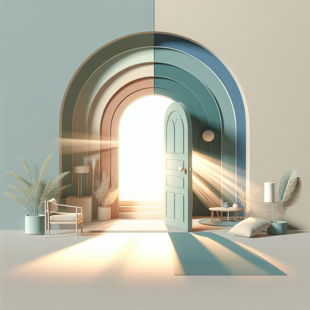 Rebuilt Texas home after storm with sunlight breaking through.