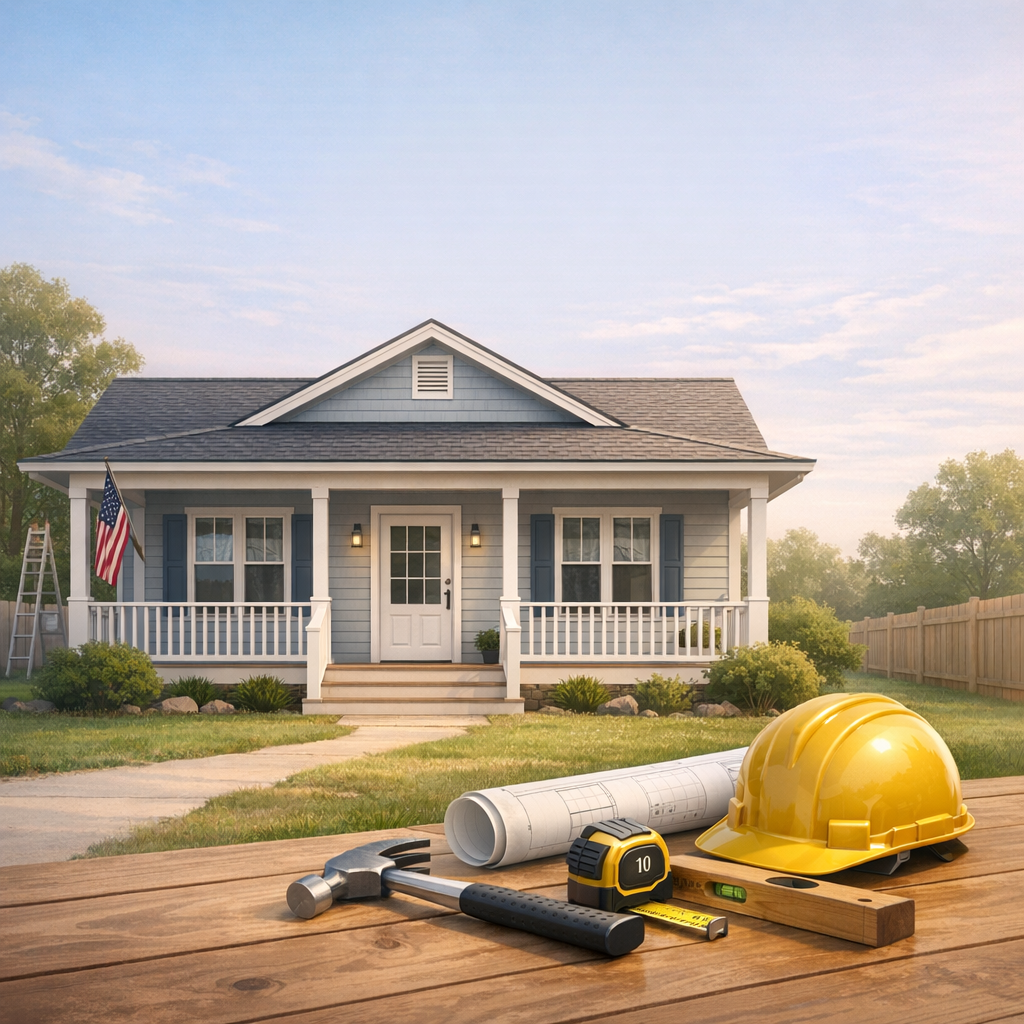 Restored Louisiana home symbolizing recovery after storm damage.