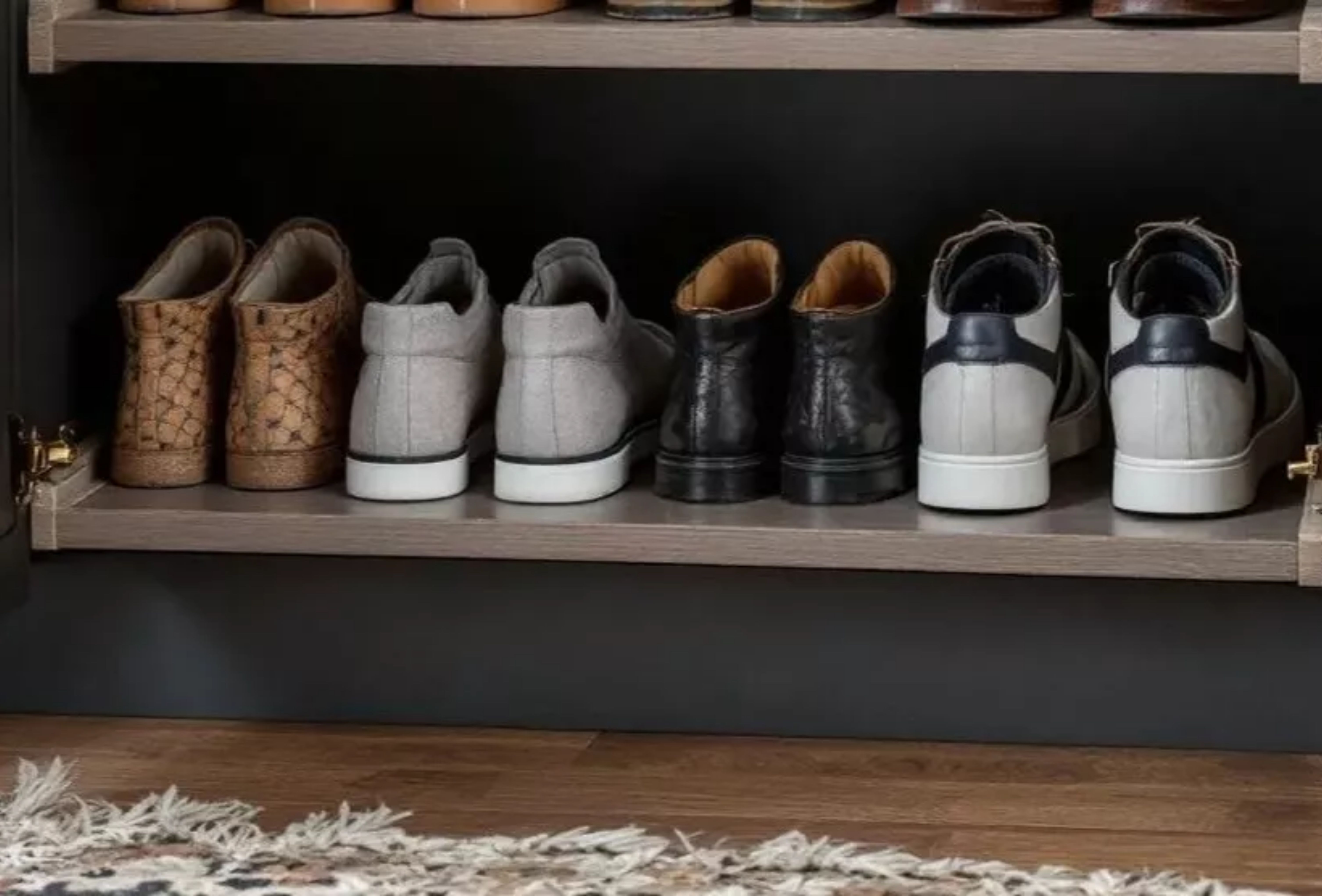 Organized shoe storage that keeps a clean house routine on track Organized shoe storage that keeps a clean house routine on track