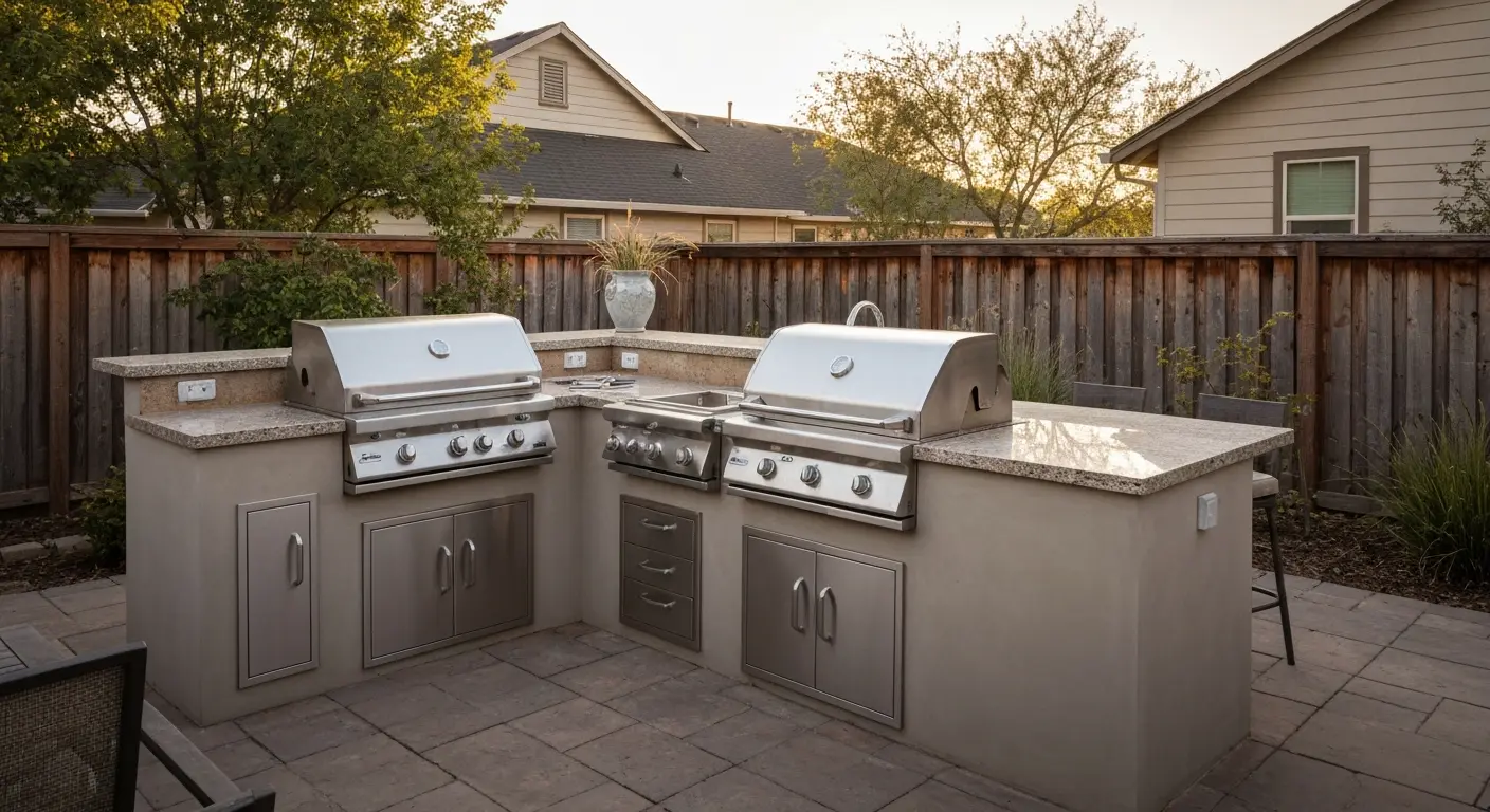 Outdoor kitchen upgrade