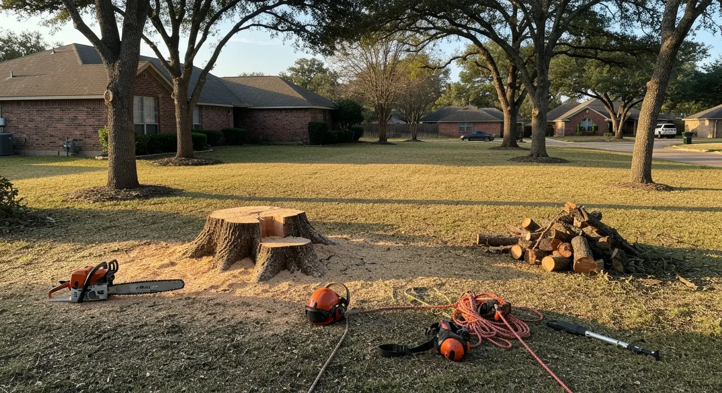 Tree removal in Ferris Texas