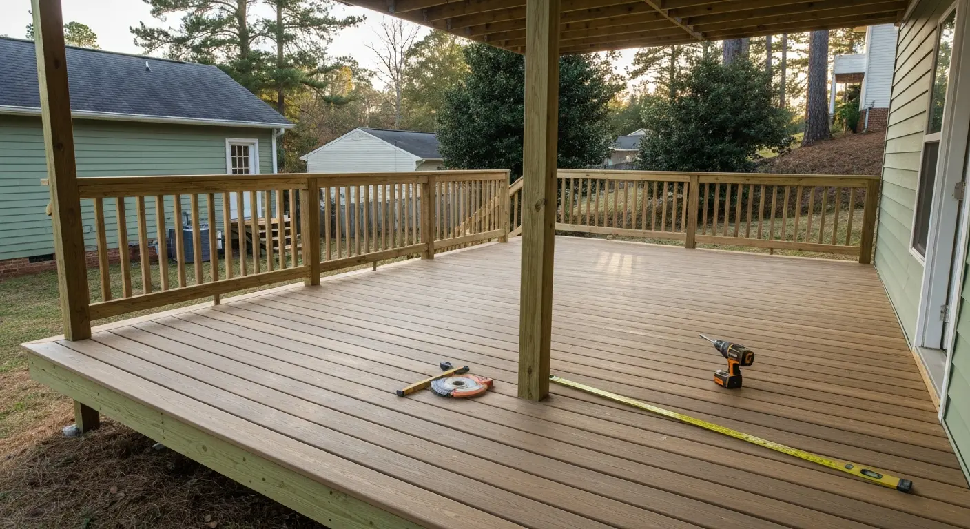 Open air deck project
