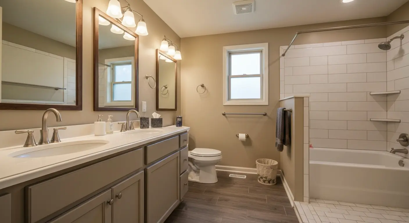 Bathroom renovation project