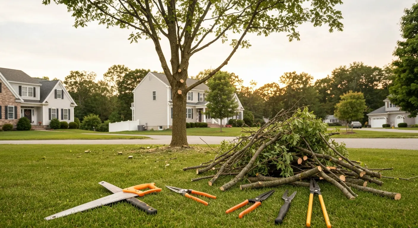 Tree trimming and pruning service