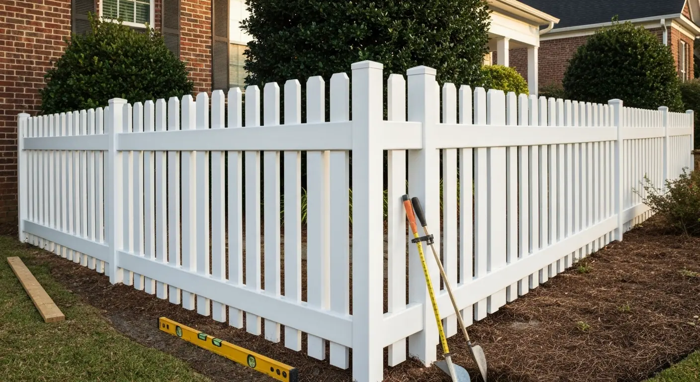 Picket fence installation