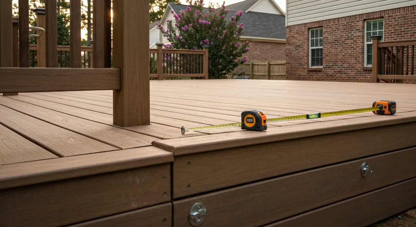 Ground-level deck
