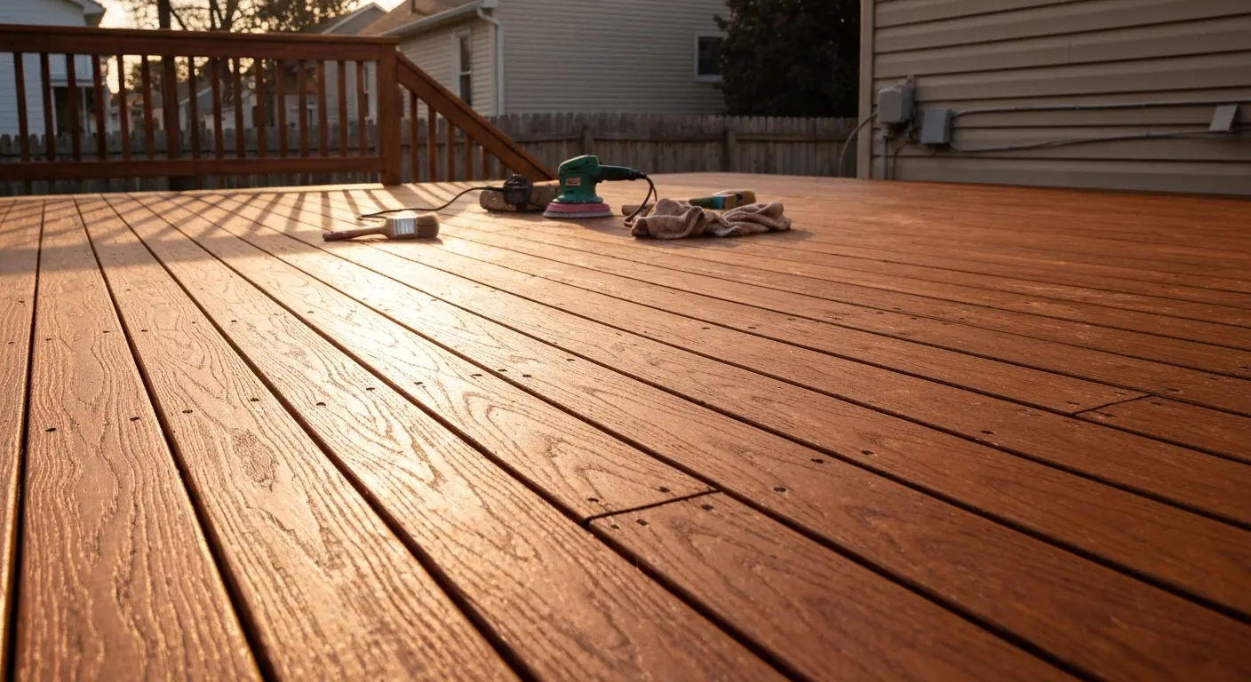 Deck repair and refinishing