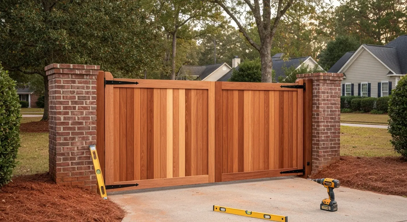 Custom gate installation