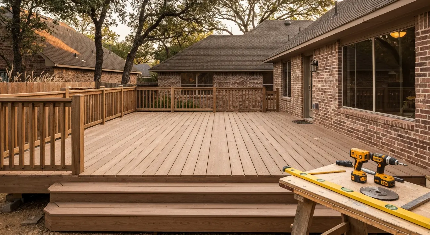 Deck construction project