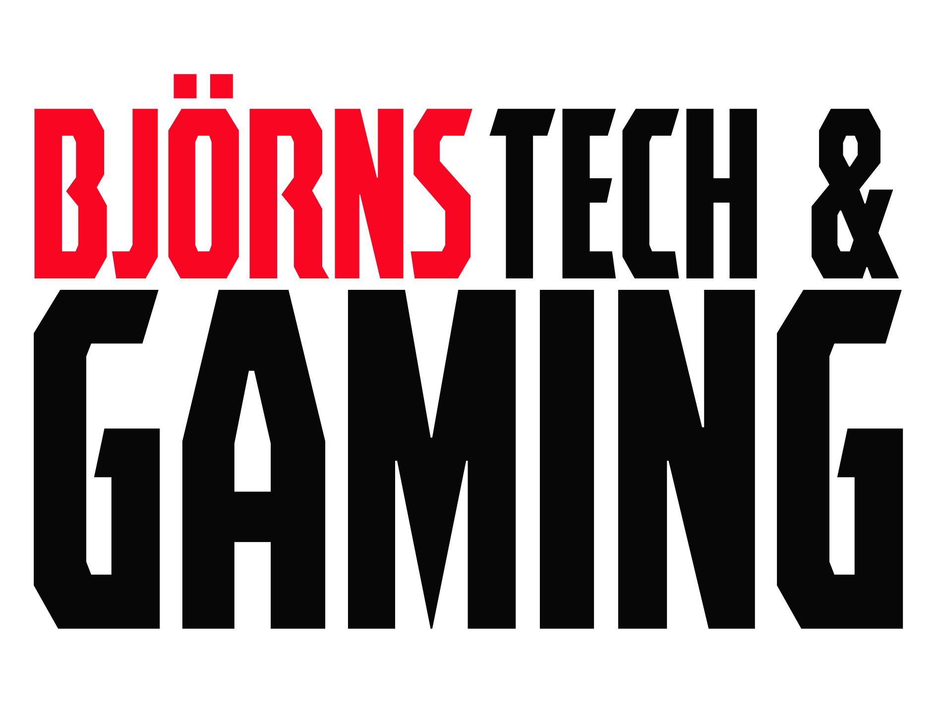 Björns Tech & Gaming logotyp