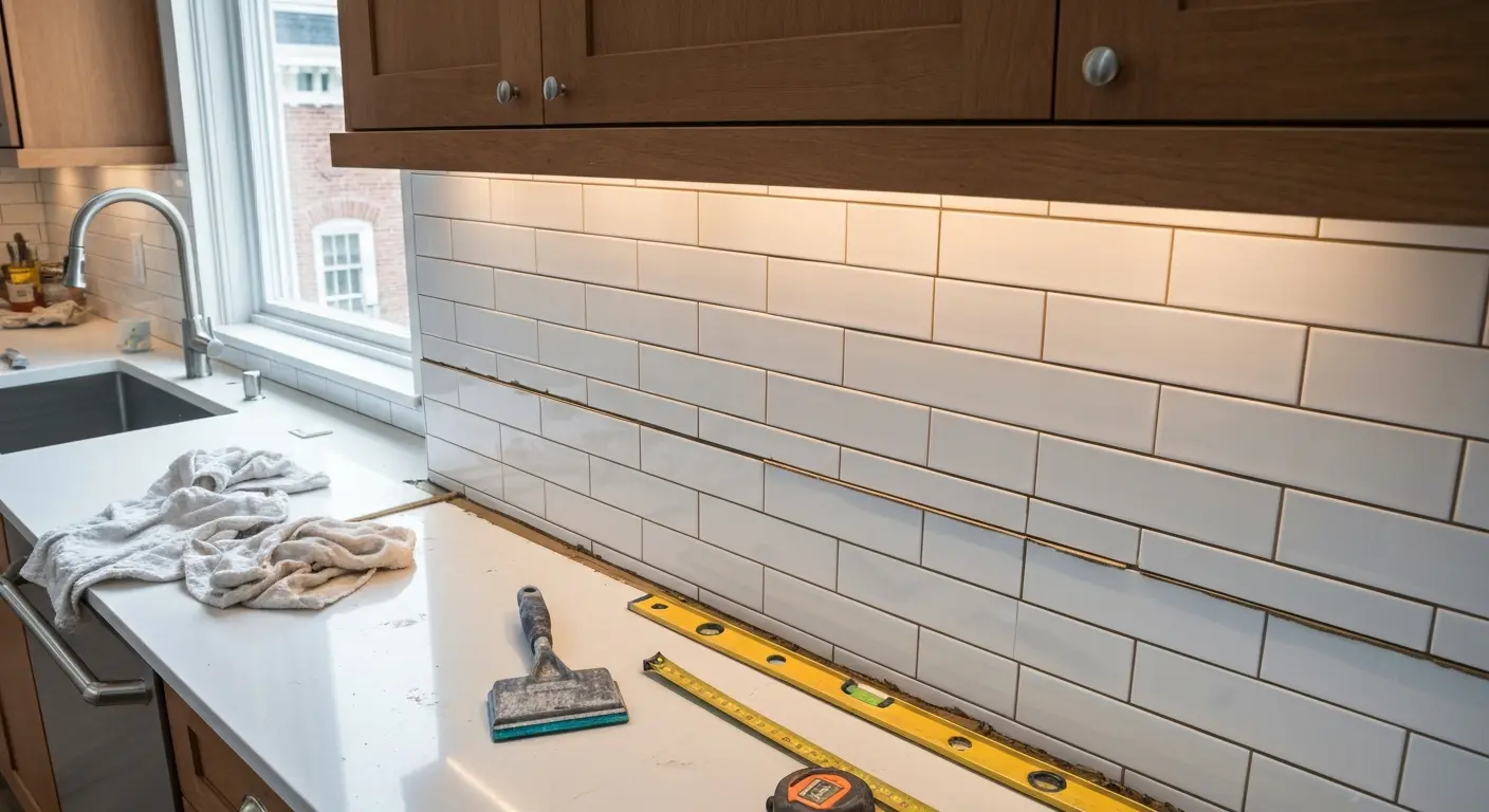 Tile installation