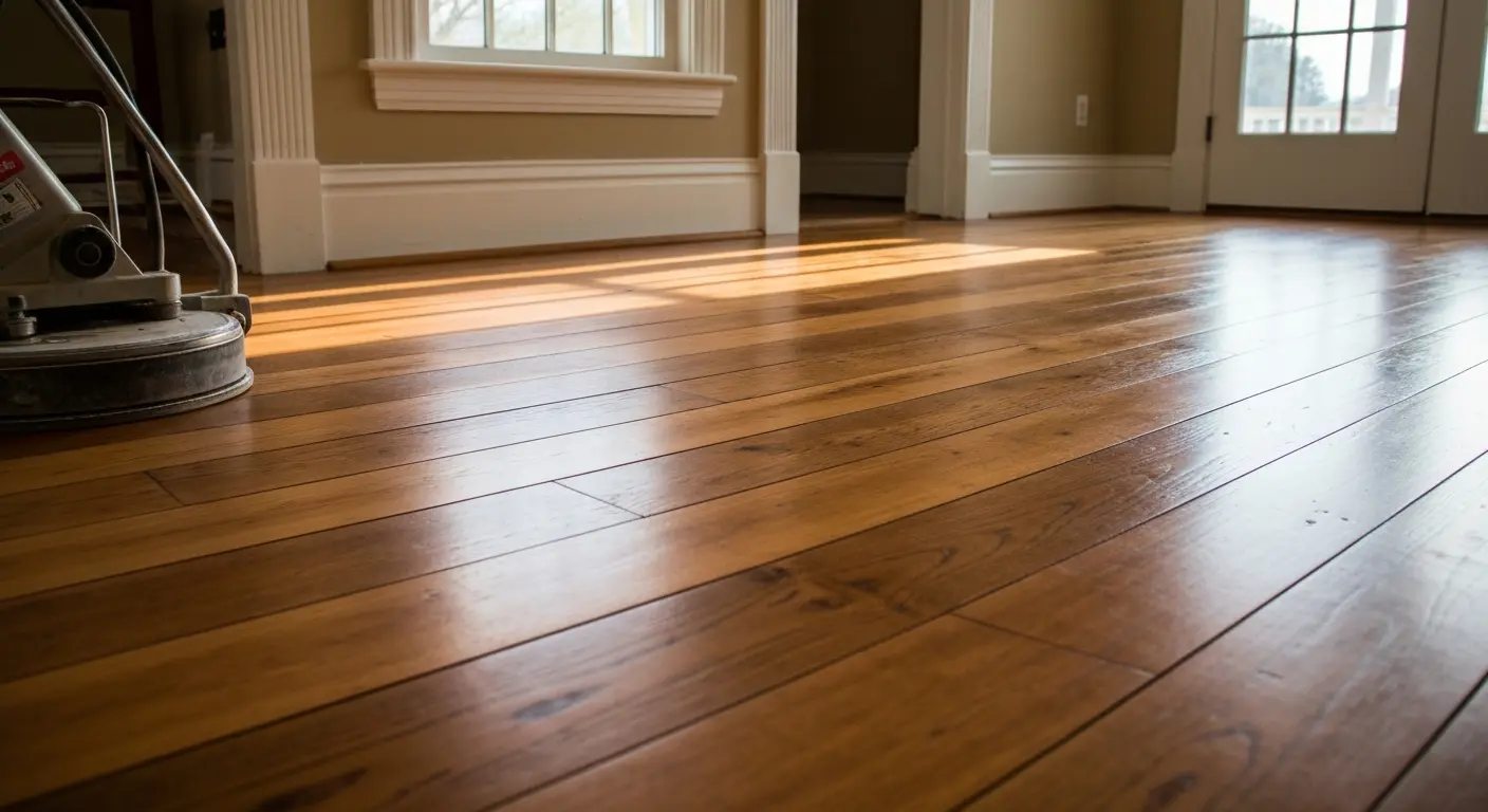 Hardwood flooring installation