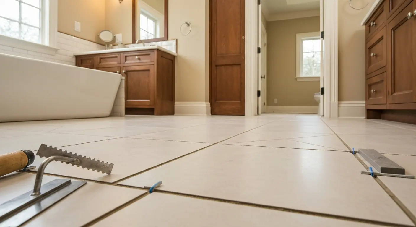 Tile flooring