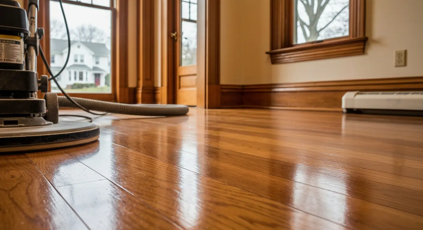 Screen and recoat hardwood floors