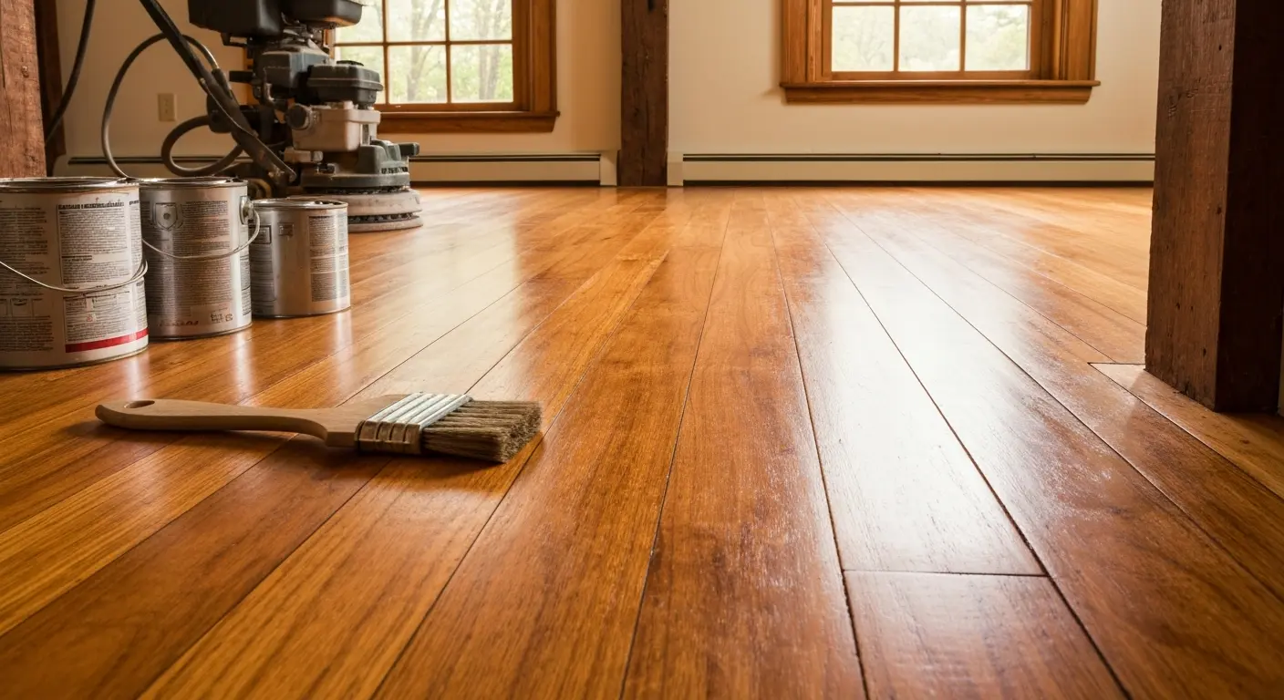 Hardwood flooring installation