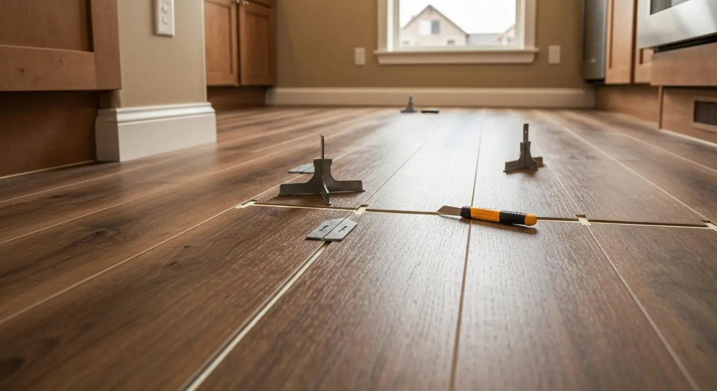 Vinyl plank installation