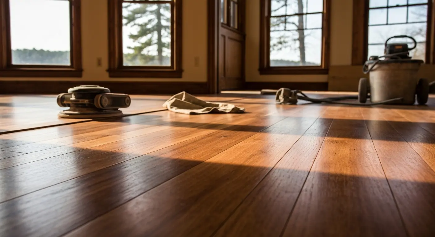 Hardwood flooring installation