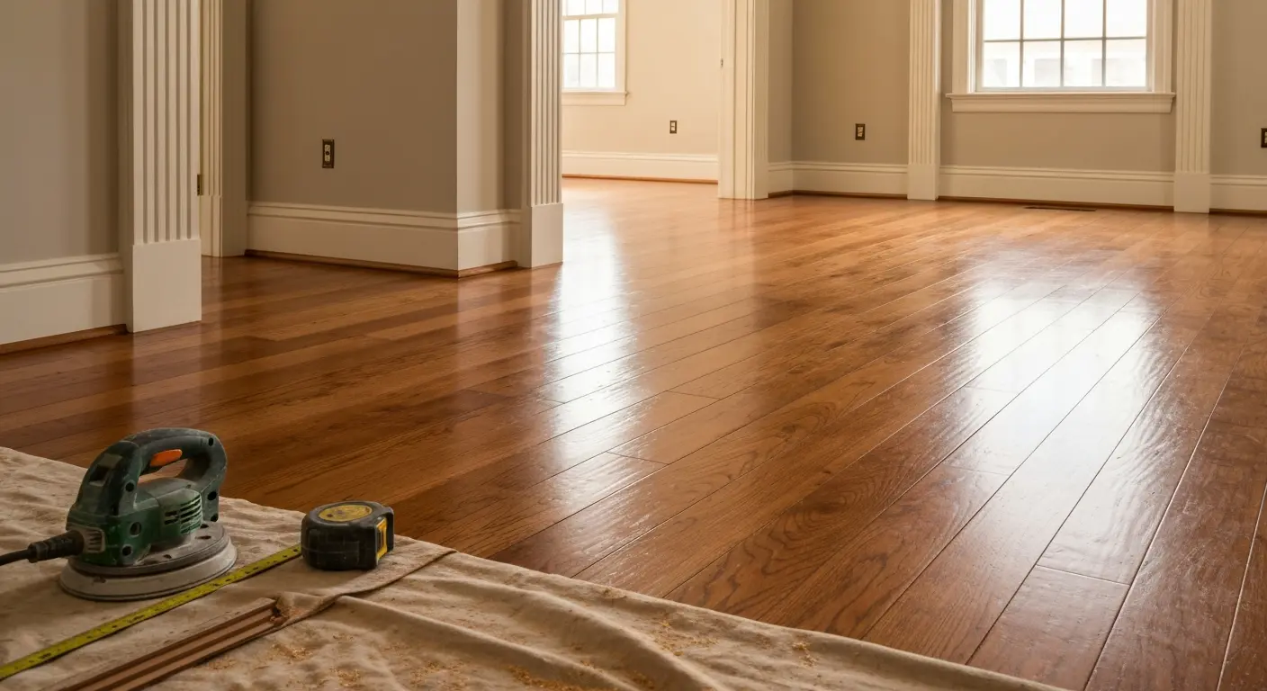 Hardwood flooring installation